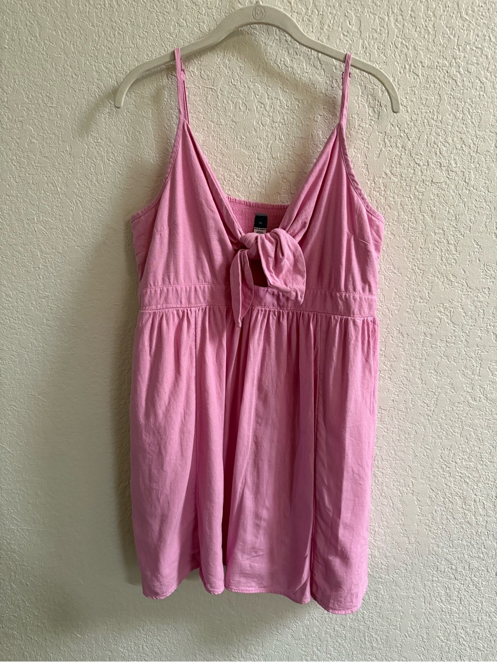 Old Navy Light Pink Tie-Front Sundress
